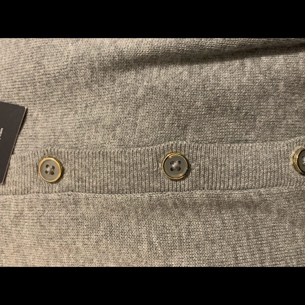 🆕 Tommy Hilfiger ❤️ Heather Grey Cardigan 💙 - Picture 4 of 8